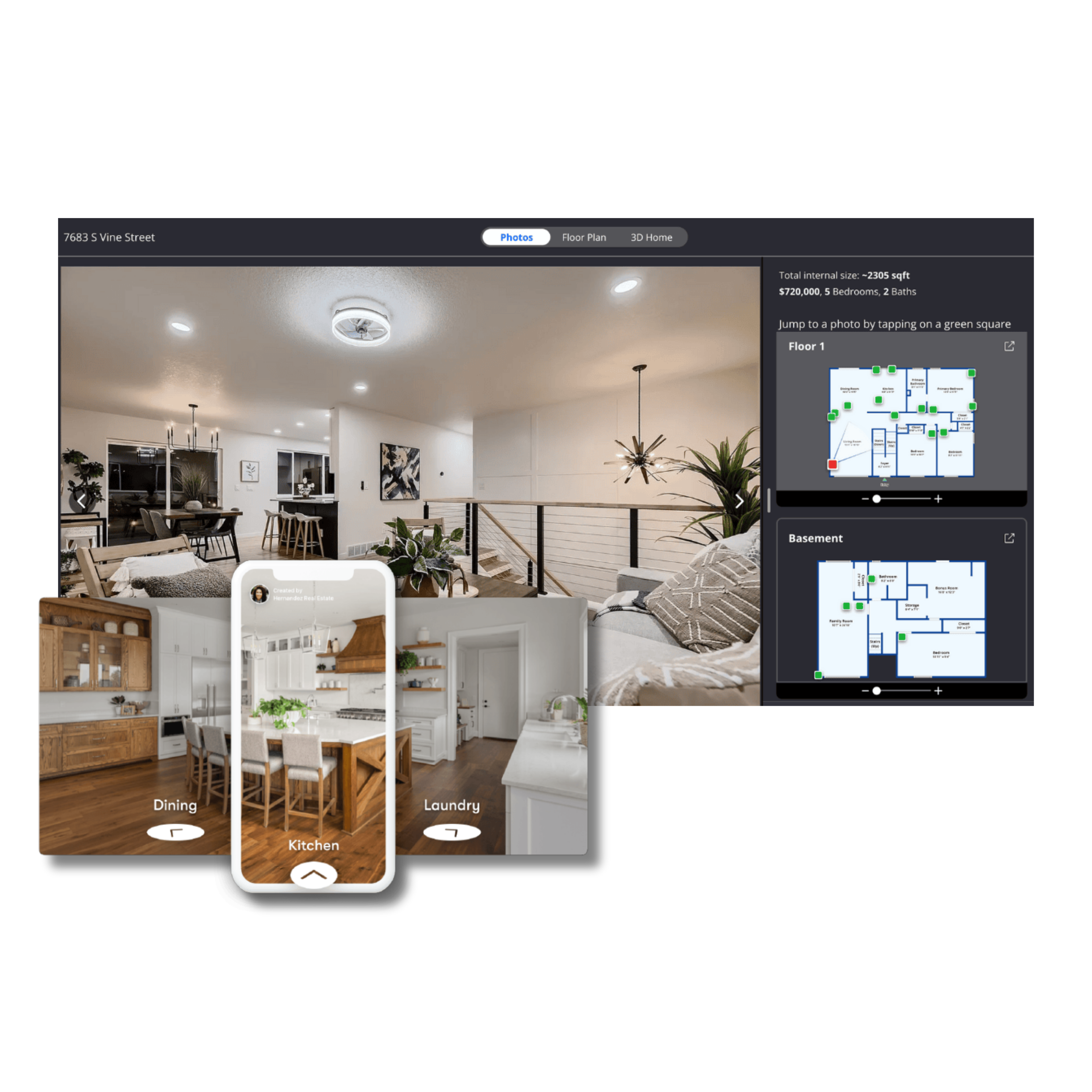 3D Tour + Floorplan
